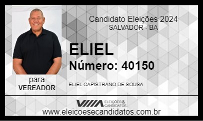 Candidato ELIEL 2024 - SALVADOR - Eleições