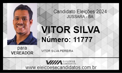 Candidato VITOR SILVA 2024 - JUSSARA - Eleições