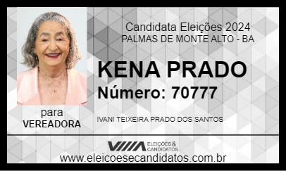 Candidato KENA PRADO 2024 - PALMAS DE MONTE ALTO - Eleições