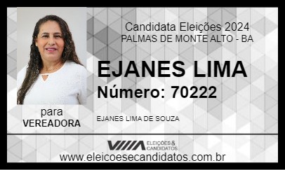 Candidato EJANES LIMA 2024 - PALMAS DE MONTE ALTO - Eleições