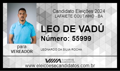 Candidato LEO DE VADÚ 2024 - LAFAIETE COUTINHO - Eleições