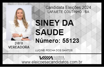 Candidato SINEY DA SAUDE 2024 - LAFAIETE COUTINHO - Eleições