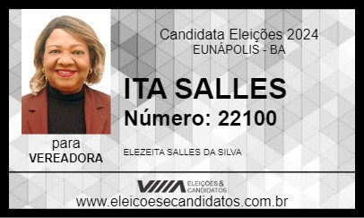 Candidato ITA SALLES 2024 - EUNÁPOLIS - Eleições