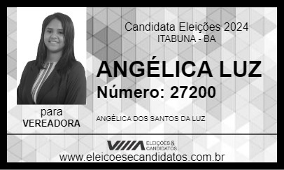 Candidato ANGÉLICA LUZ 2024 - ITABUNA - Eleições