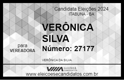 Candidato VERÔNICA SILVA 2024 - ITABUNA - Eleições