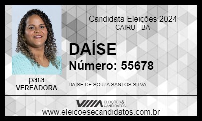 Candidato DAÍSE 2024 - CAIRU - Eleições