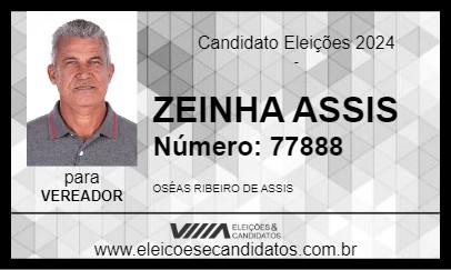 Candidato ZEINHA ASSIS 2024 - VALENÇA - Eleições