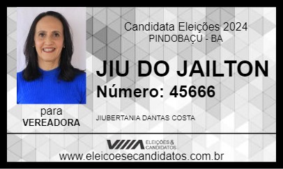 Candidato JIU DO JAILTON 2024 - PINDOBAÇU - Eleições