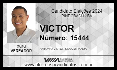 Candidato VICTOR 2024 - PINDOBAÇU - Eleições