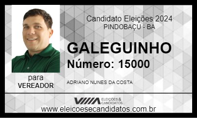 Candidato GALEGUINHO 2024 - PINDOBAÇU - Eleições