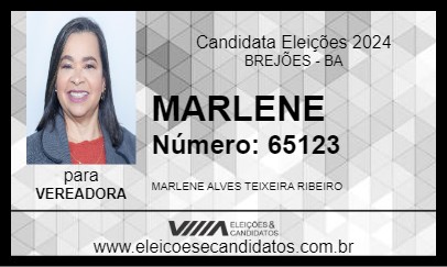 Candidato MARLENE 2024 - BREJÕES - Eleições