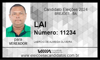 Candidato LAI 2024 - BREJÕES - Eleições