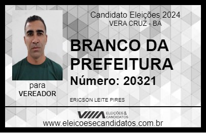 Candidato BRANCO 2024 - VERA CRUZ - Eleições