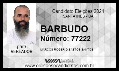 Candidato BARBUDO 2024 - SANTA INÊS - Eleições