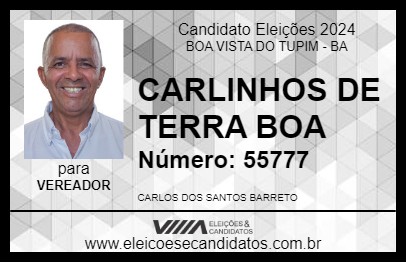 Candidato CARLINHOS DE TERRA BOA 2024 - BOA VISTA DO TUPIM - Eleições