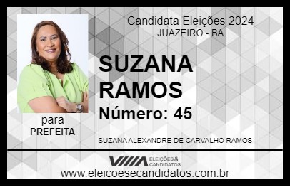 Candidato SUZANA RAMOS 2024 - JUAZEIRO - Eleições