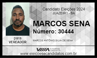 Candidato MARCOS SENA 2024 - JUAZEIRO - Eleições