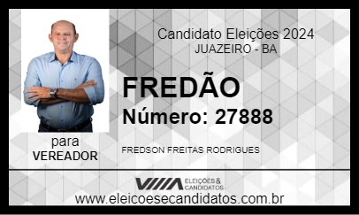 Candidato FREDÃO 2024 - JUAZEIRO - Eleições