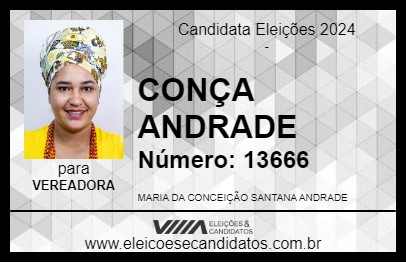 Candidato CONÇA ANDRADE 2024 - PRESIDENTE TANCREDO NEVES - Eleições