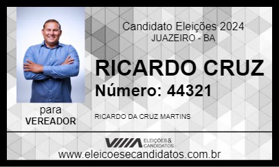 Candidato RICARDO CRUZ 2024 - JUAZEIRO - Eleições