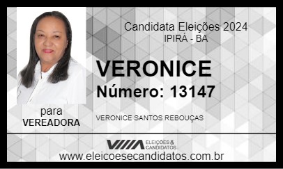 Candidato VERONICE 2024 - IPIRÁ - Eleições