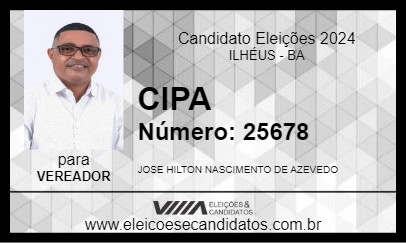 Candidato CIPA 2024 - ILHÉUS - Eleições