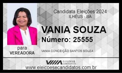 Candidato VANIA SOUZA 2024 - ILHÉUS - Eleições