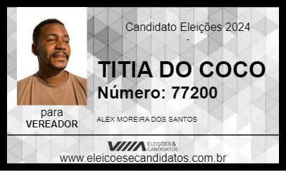 Candidato TITIA DO COCO 2024 - ILHÉUS - Eleições