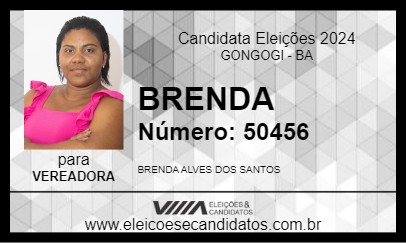 Candidato BRENDA 2024 - GONGOGI - Eleições