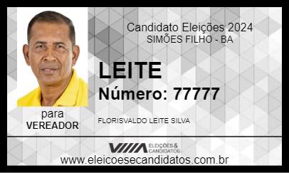 Candidato LEITE 2024 - SIMÕES FILHO - Eleições