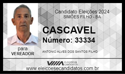 Candidato CASCAVEL 2024 - SIMÕES FILHO - Eleições