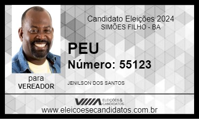 Candidato PEU 2024 - SIMÕES FILHO - Eleições