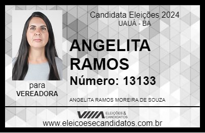 Candidato ANGELITA RAMOS 2024 - UAUÁ - Eleições