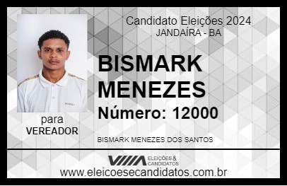 Candidato BISMARK MENEZES 2024 - JANDAÍRA - Eleições