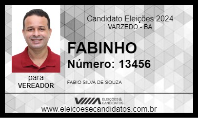 Candidato FABINHO 2024 - VARZEDO - Eleições