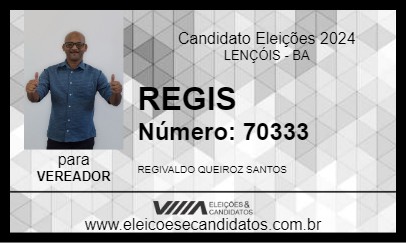 Candidato REGIS 2024 - LENÇÓIS - Eleições