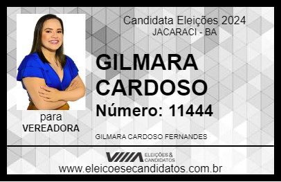 Candidato GILMARA CARDOSO 2024 - JACARACI - Eleições