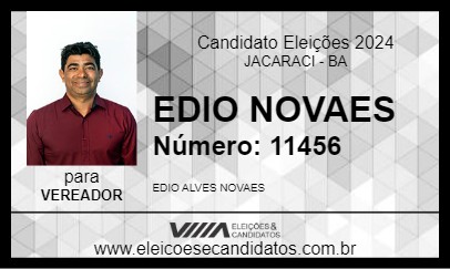 Candidato EDIO NOVAES 2024 - JACARACI - Eleições