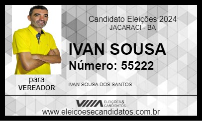 Candidato IVAN SOUSA 2024 - JACARACI - Eleições