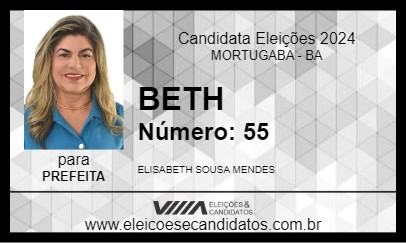 Candidato BETH 2024 - MORTUGABA - Eleições