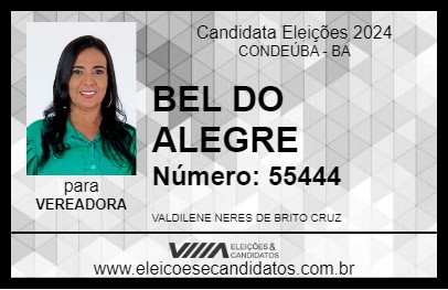 Candidato BEL DO ALEGRE 2024 - CONDEÚBA - Eleições