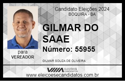 Candidato GILMAR GALEGÃO 2024 - BOQUIRA - Eleições