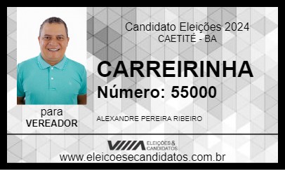 Candidato TÊTO VIGILANTE 2024 - CAETITÉ - Eleições