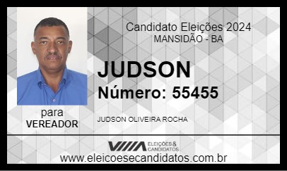 Candidato JUDSON 2024 - MANSIDÃO - Eleições