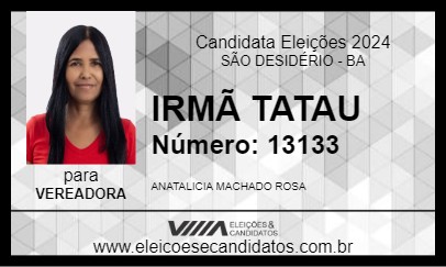 Candidato IRMÃ TATAU 2024 - SÃO DESIDÉRIO - Eleições