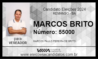 Candidato MARCOS BRITO 2024 - REMANSO - Eleições