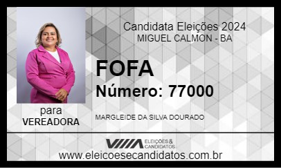 Candidato FOFA 2024 - MIGUEL CALMON - Eleições