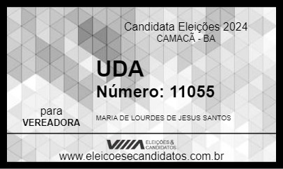 Candidato UDA 2024 - CAMACÃ - Eleições