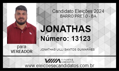 Candidato JONATHAS 2024 - BARRO PRETO - Eleições