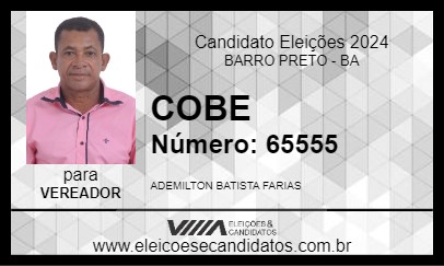 Candidato COBE 2024 - BARRO PRETO - Eleições